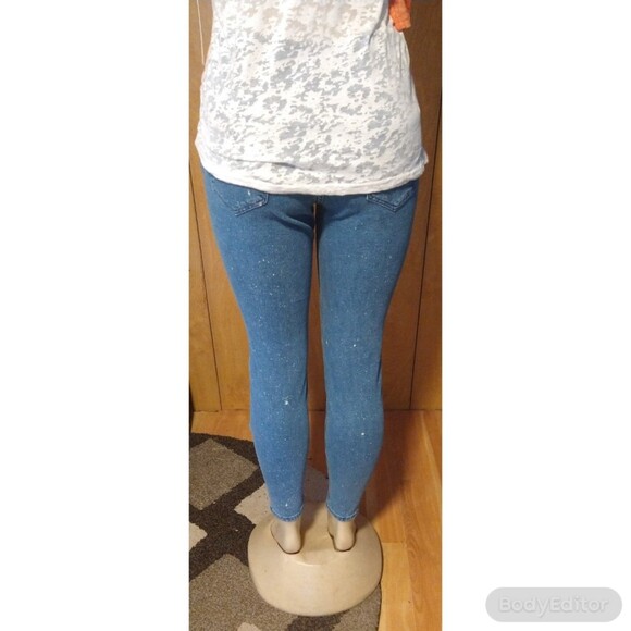 Bongo Blotched Bleach Skinny Jeans - Picture 3 of 5